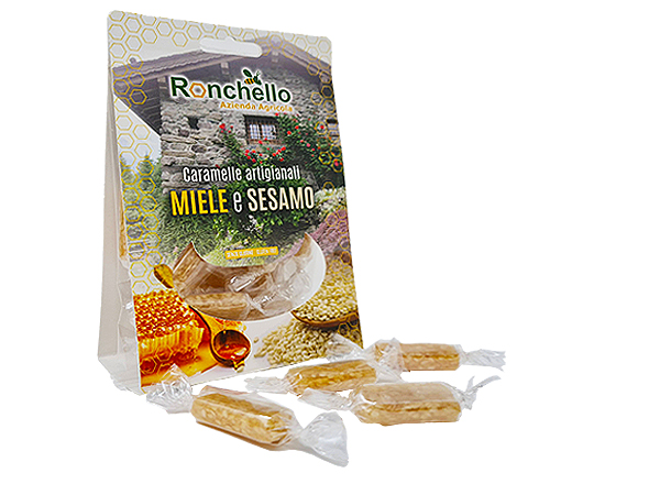 caramelle sesamo sesamini miele croccantini