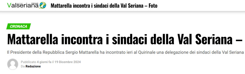 mattarella ronchello valseriana