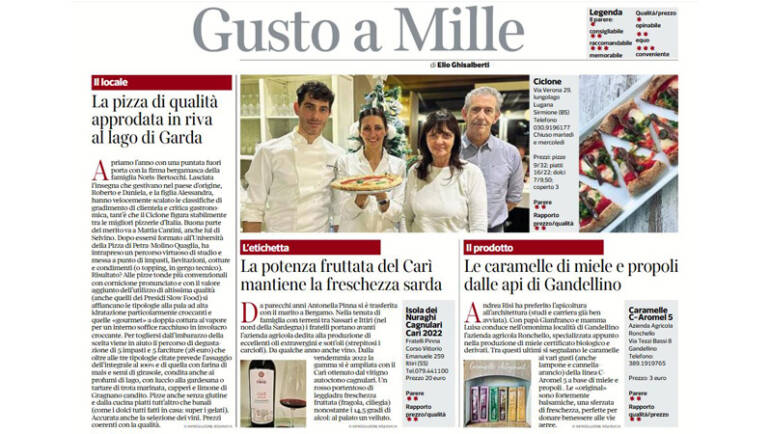 Le Caramelle al Miele di Ronchello sul Corriere della Sera
