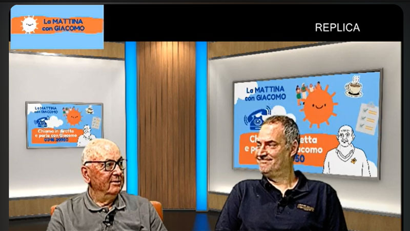 Andrea Risi ancora ospite de La Mattina con Giacomo su Orobik Channel