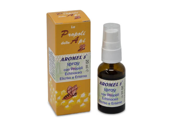 Confezione Aromel 5 Erisimo Spray Erba dei Cantanti