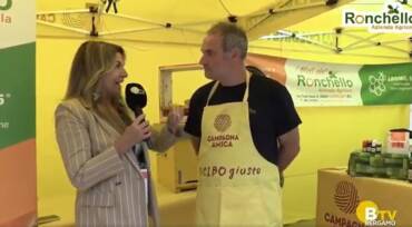 Andrea Risi in diretta da Bergamo TV alla Fiera di Sant’Alessandro 2026
