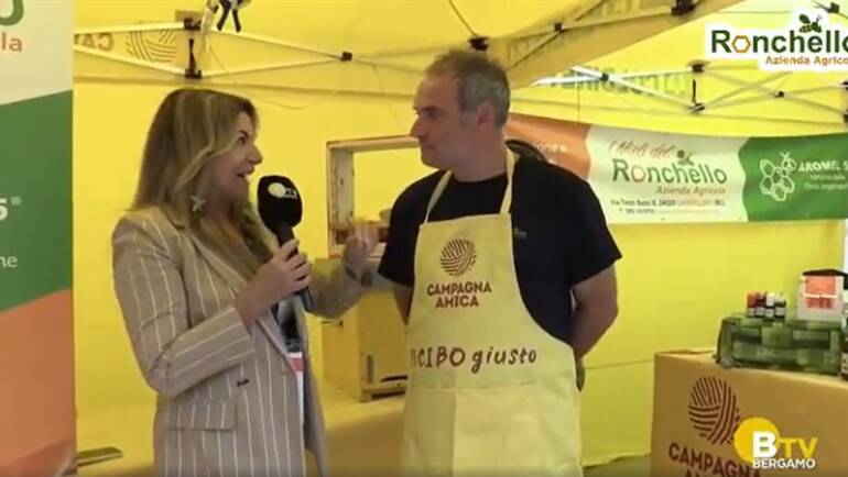 Andrea Risi in diretta da Bergamo TV alla Fiera di Sant’Alessandro 2026